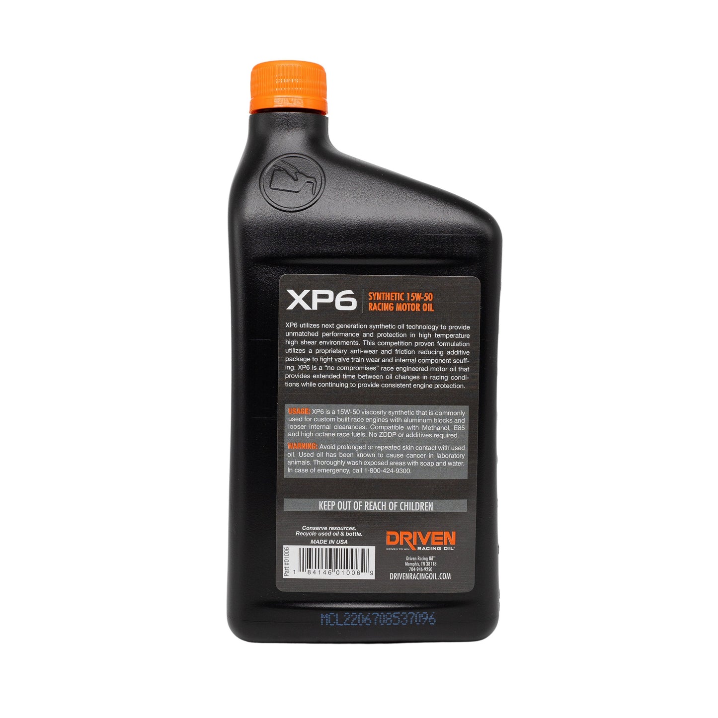 BR50 15W-50 Conventional Break-In Oil, Quart