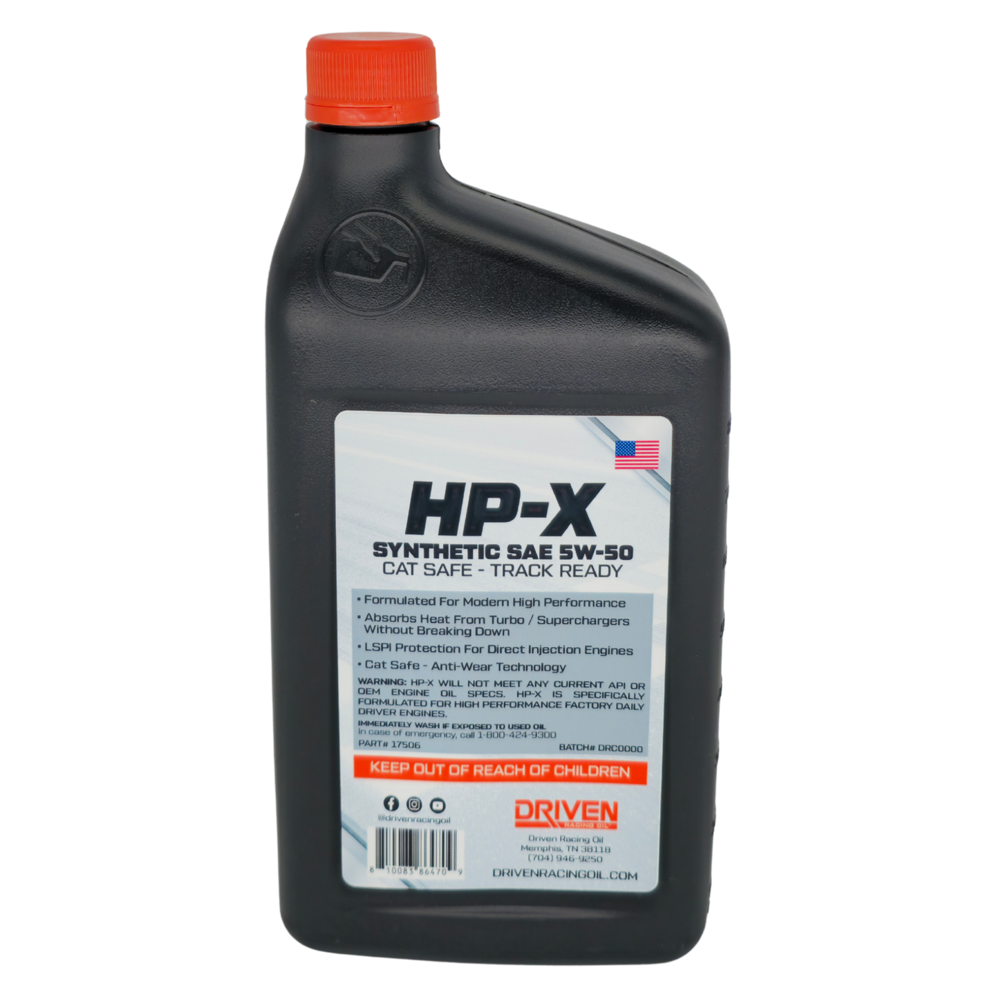HP-X Full Synthetic - SAE 5W-50 Quart