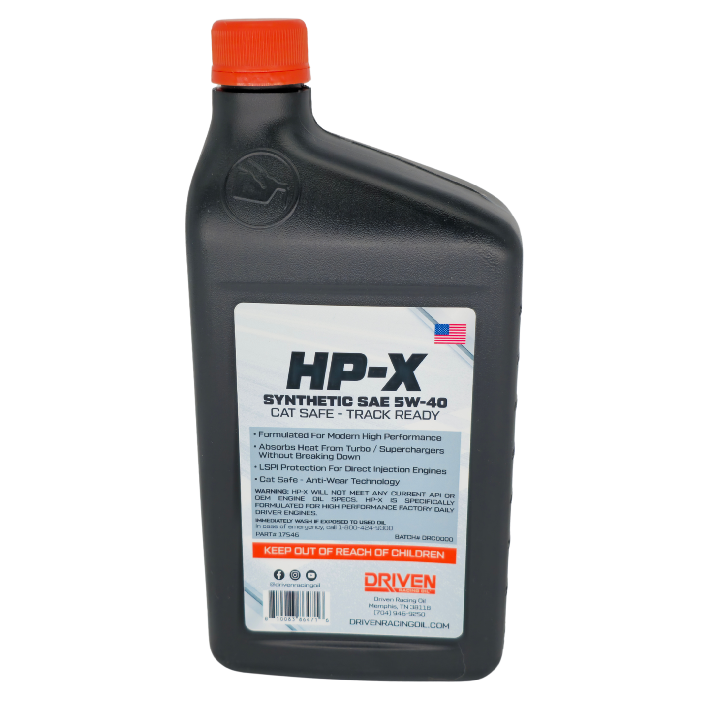 HP-X Full Synthetic - SAE 5W-40 Quart