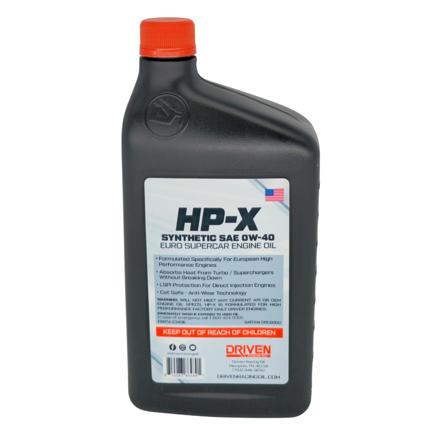 HP-X Euro Supercar SAE 0W-40