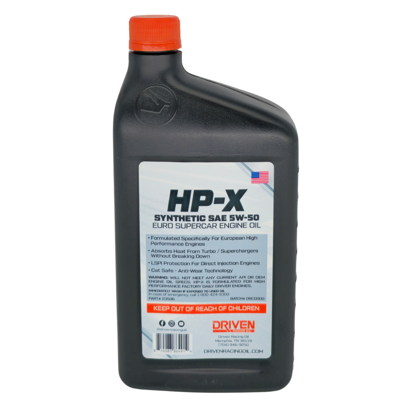 HP-X Euro Supercar SAE 5W-50
