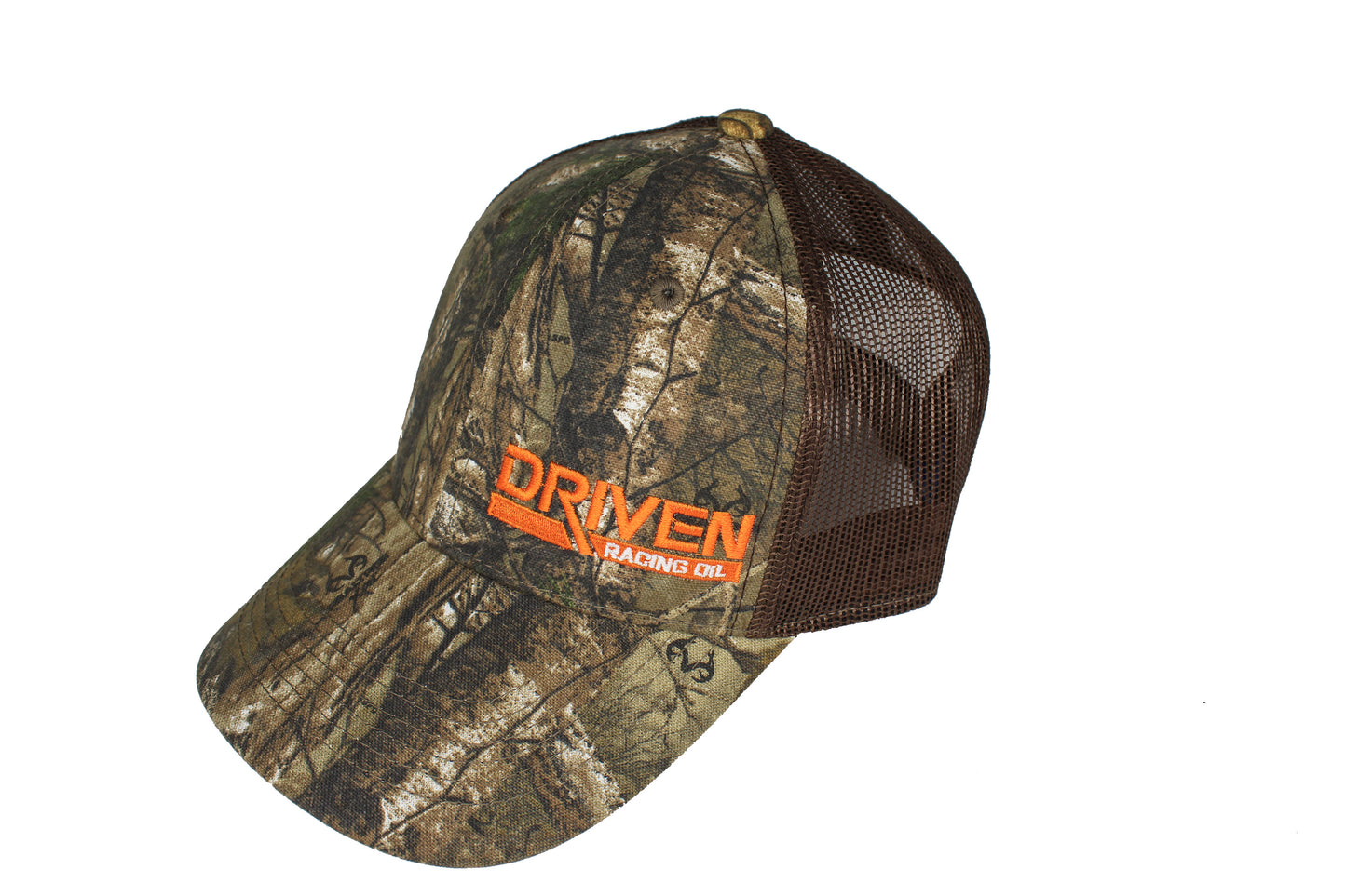 Camo Mesh Hat - Driven Logo