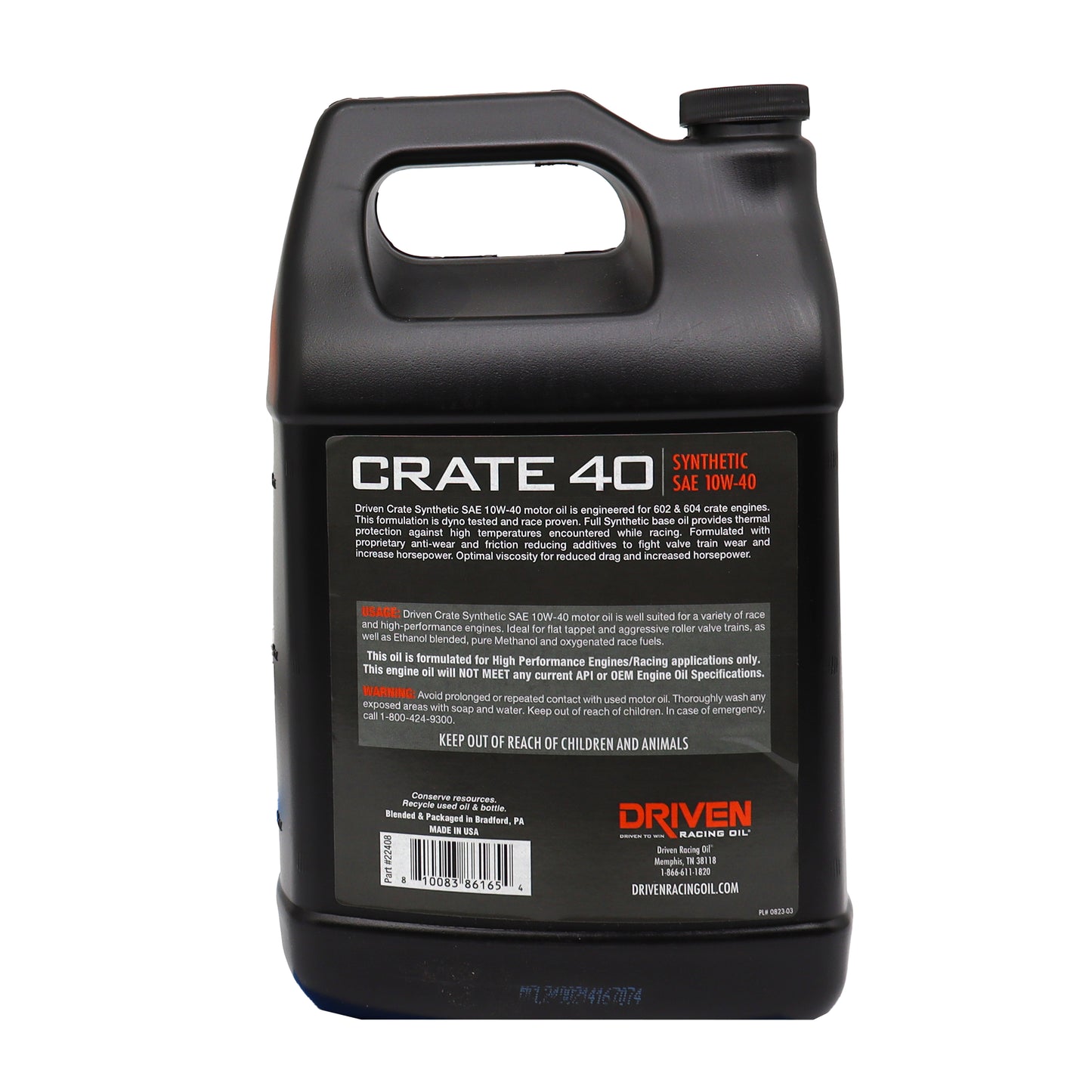 Crate 40 SAE 10W-40 | 4 Gallon Case