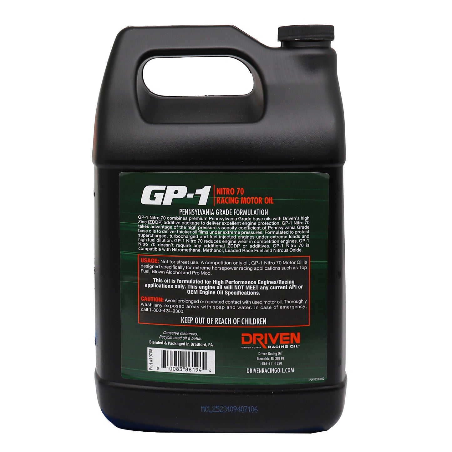 GP-1 Nitro 70 | 4 Gallon Case