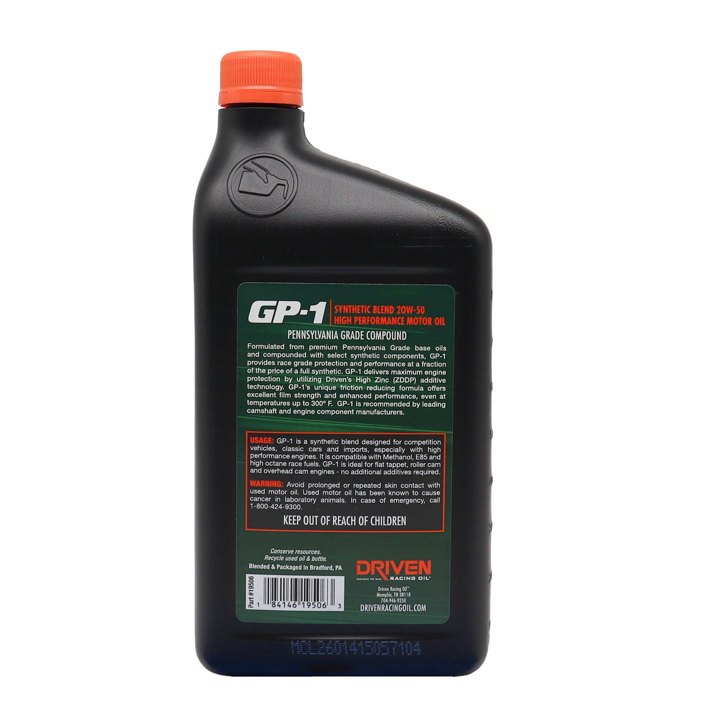 GP-1 SAE 20W-50 | Quart