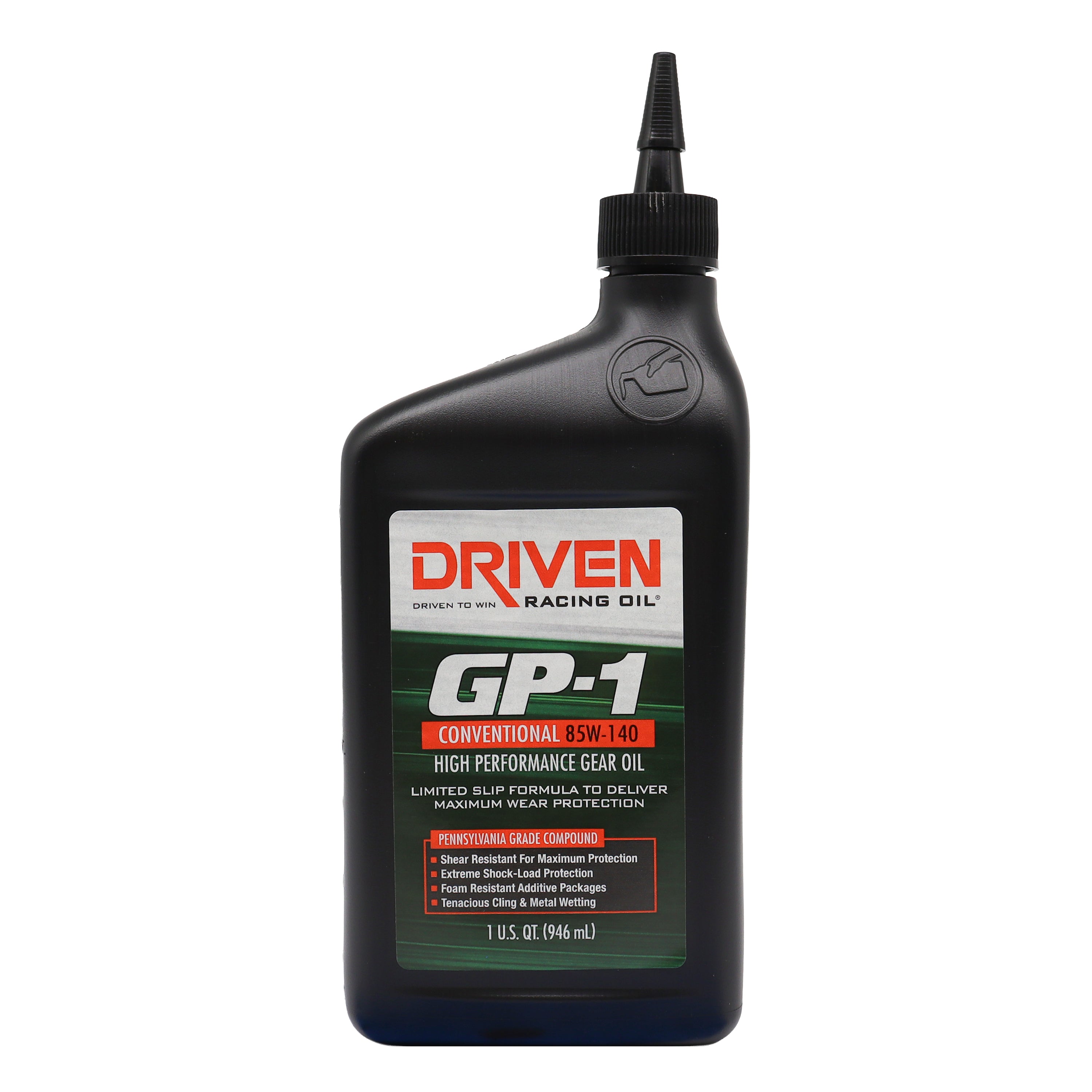 85w 140 gear oil Driven Racing Oil GP-1 Conventional 85W140 Gear Oil 1 Quart