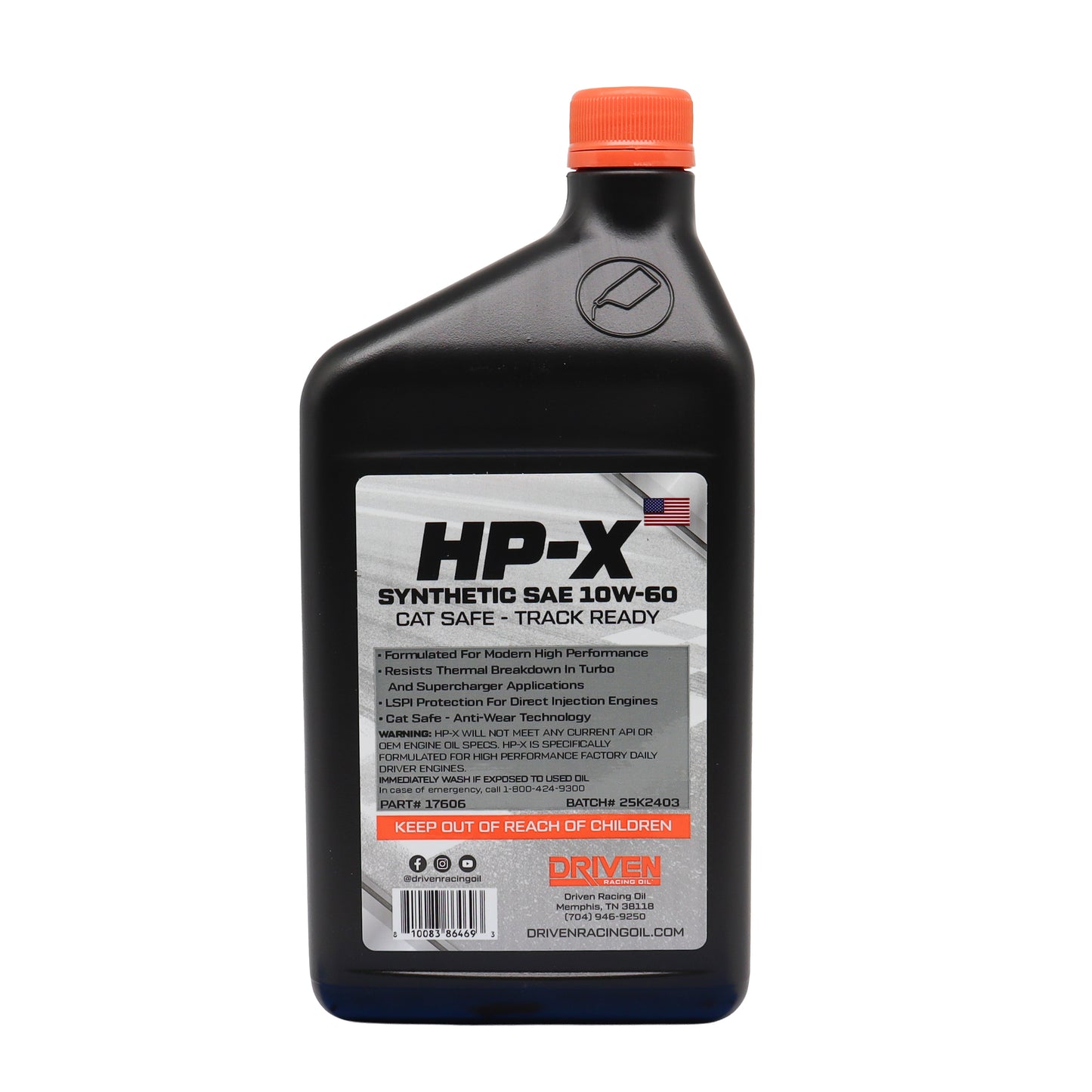 HP-X SAE 10W-60 | Quart