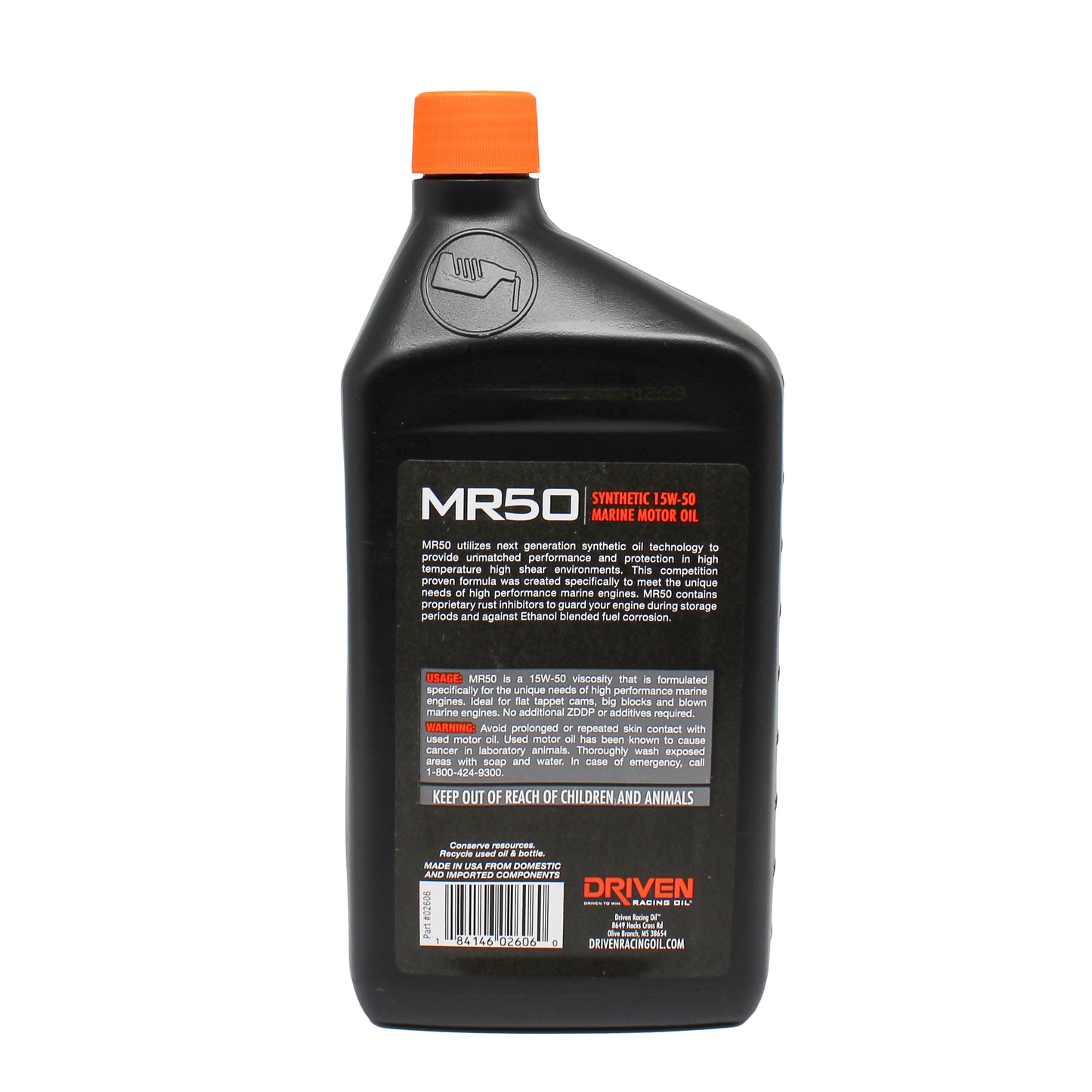 MR50 SAE 15W-50 | Case (12 Quarts)