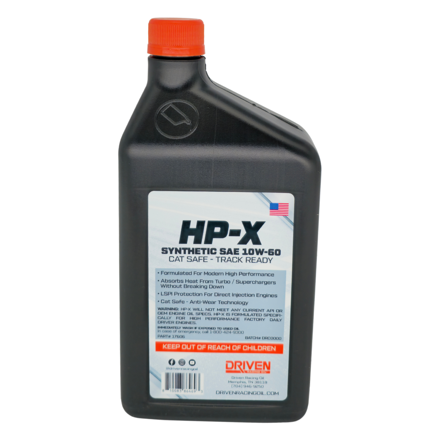 HP-X Full Synthetic SAE 10W-60 Quart