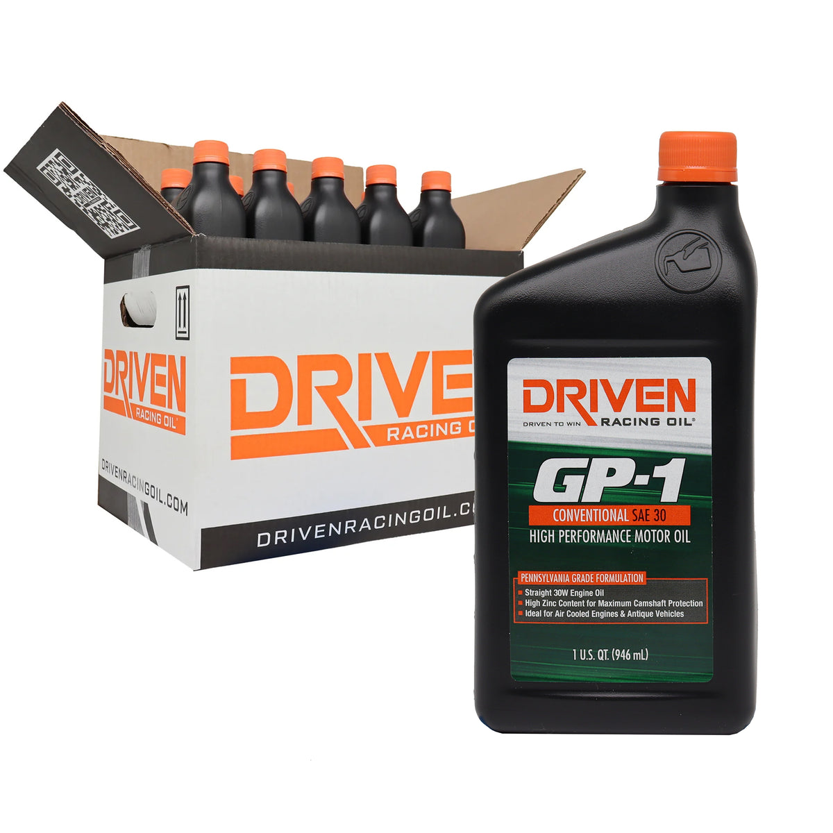 GP-1 SAE 30 Racing Oil | 12 Quart Case