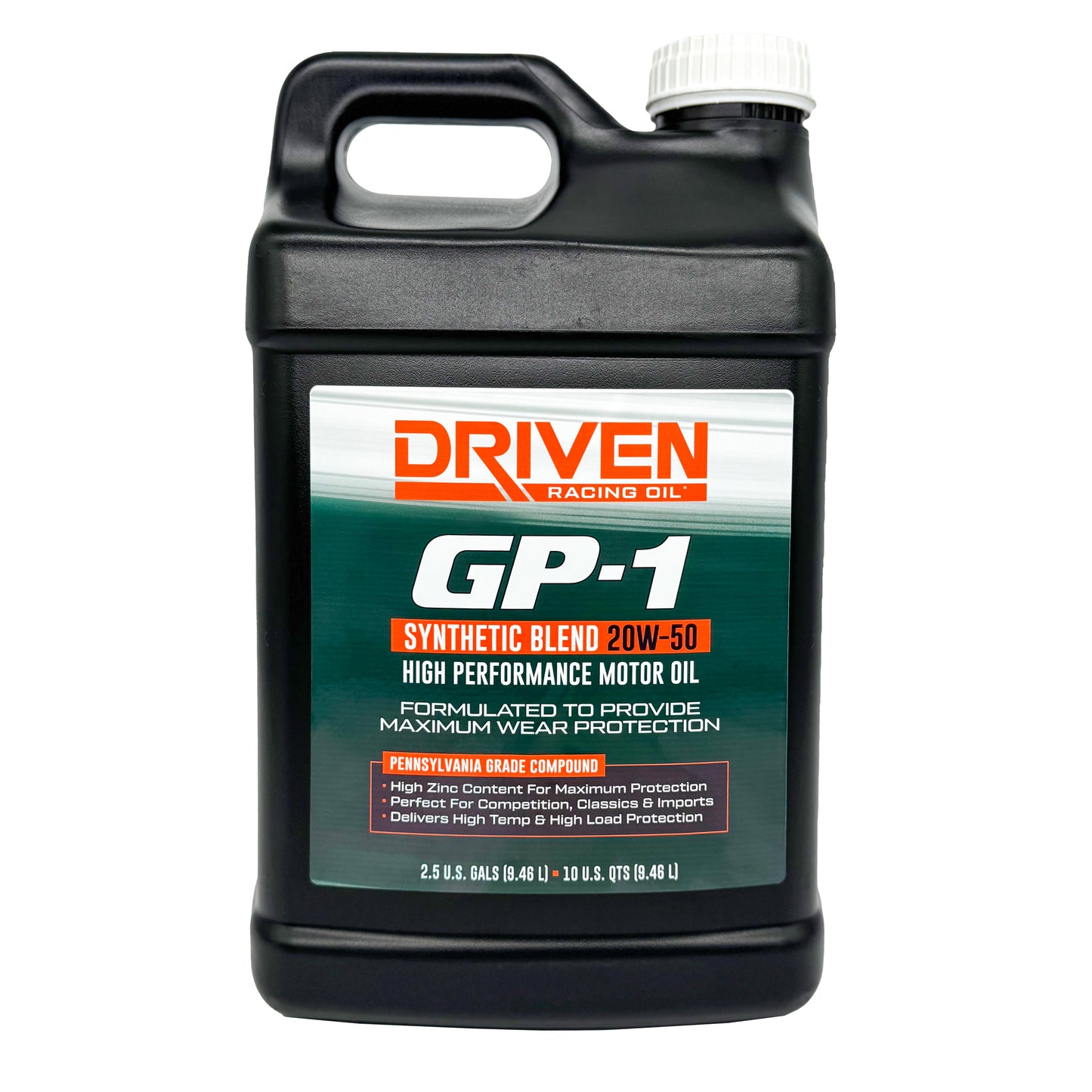 GP-1 Synthetic Blend 20W-50, 2.5 Gallon