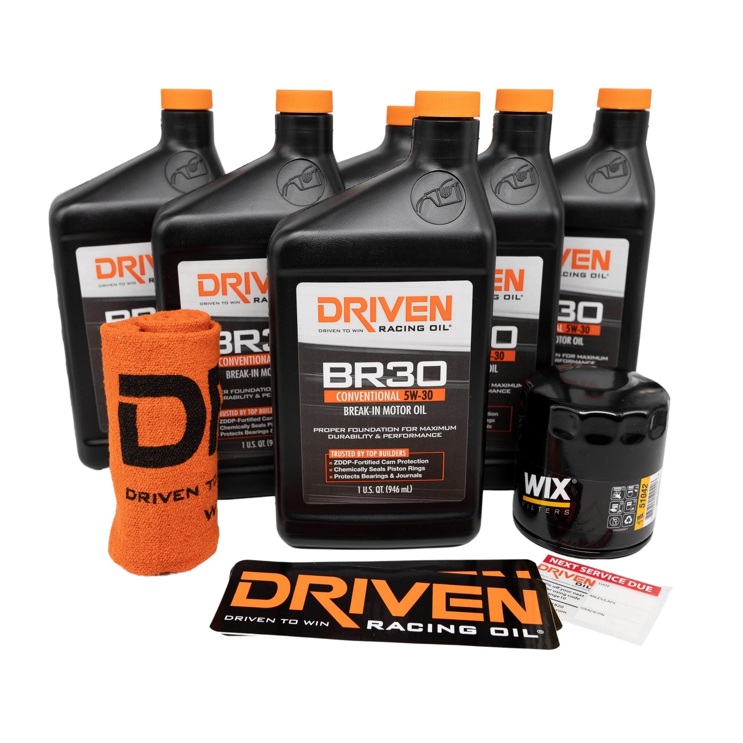 5W-30 Break-in Oil Change Kit GM Gen III 1997-2006 LS Small Block | BR30 6 Qts
