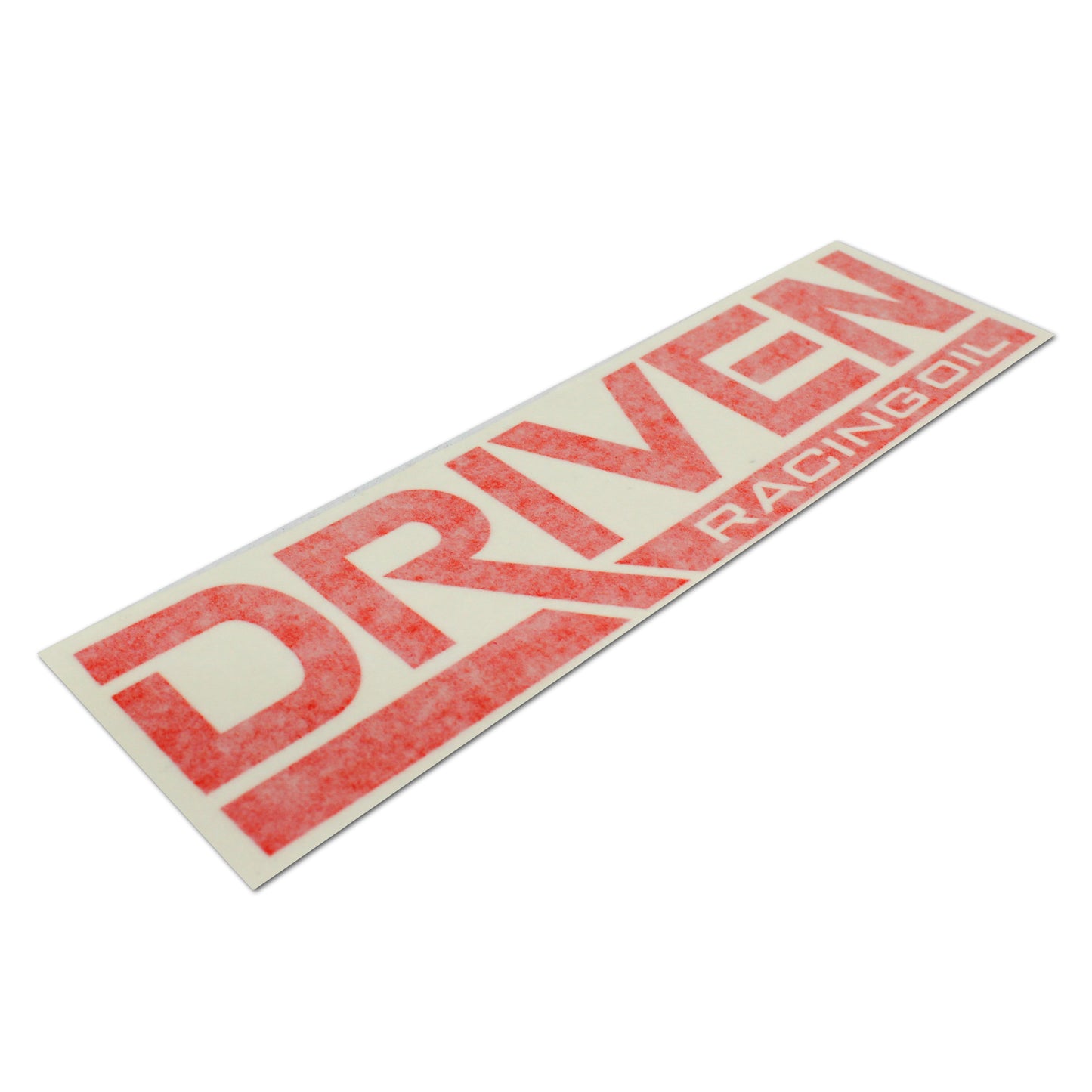 Driven 8" Orange Die Cut Decal
