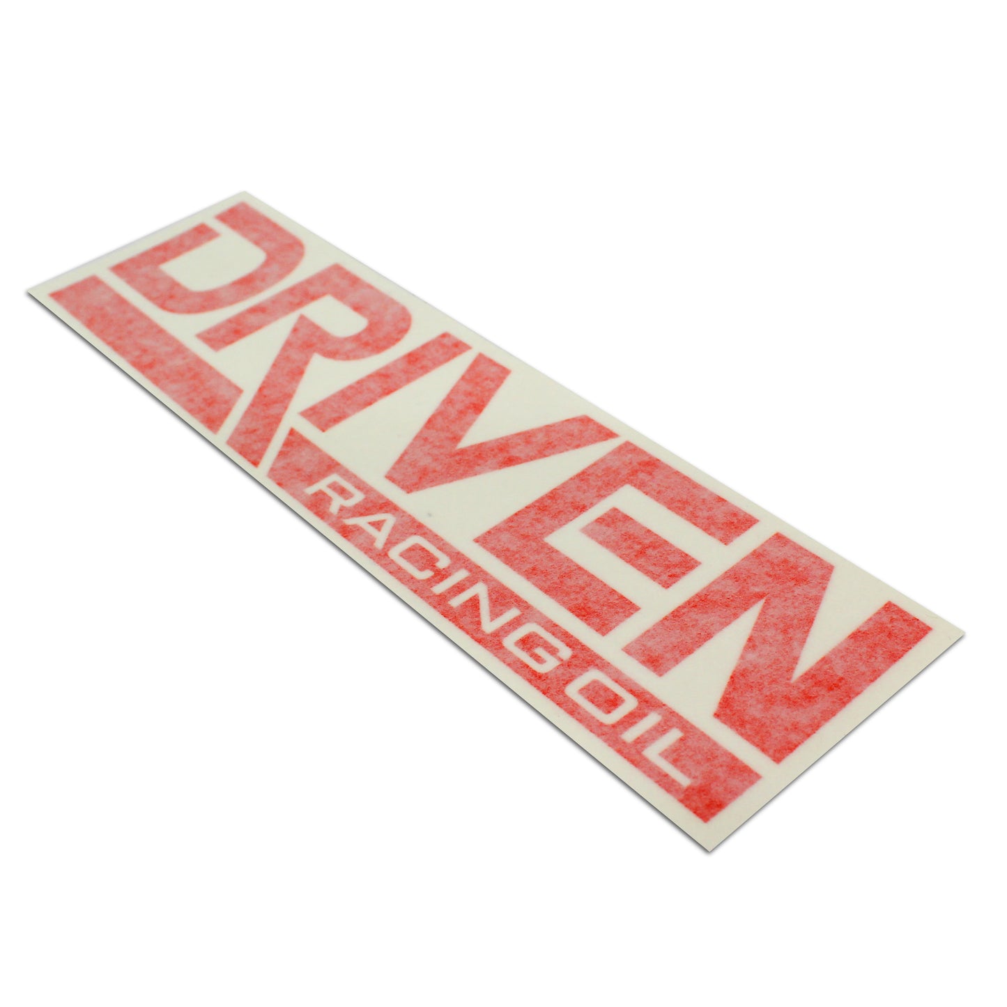Driven 8" Orange Die Cut Decal