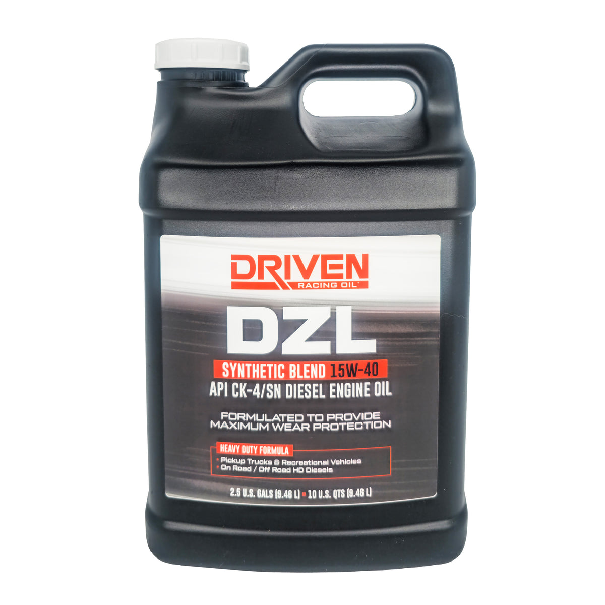 DZL Diesel Engine Oil 15W-40 CK Engine Oil 10 Quart Jug – Driven Racing Oil
