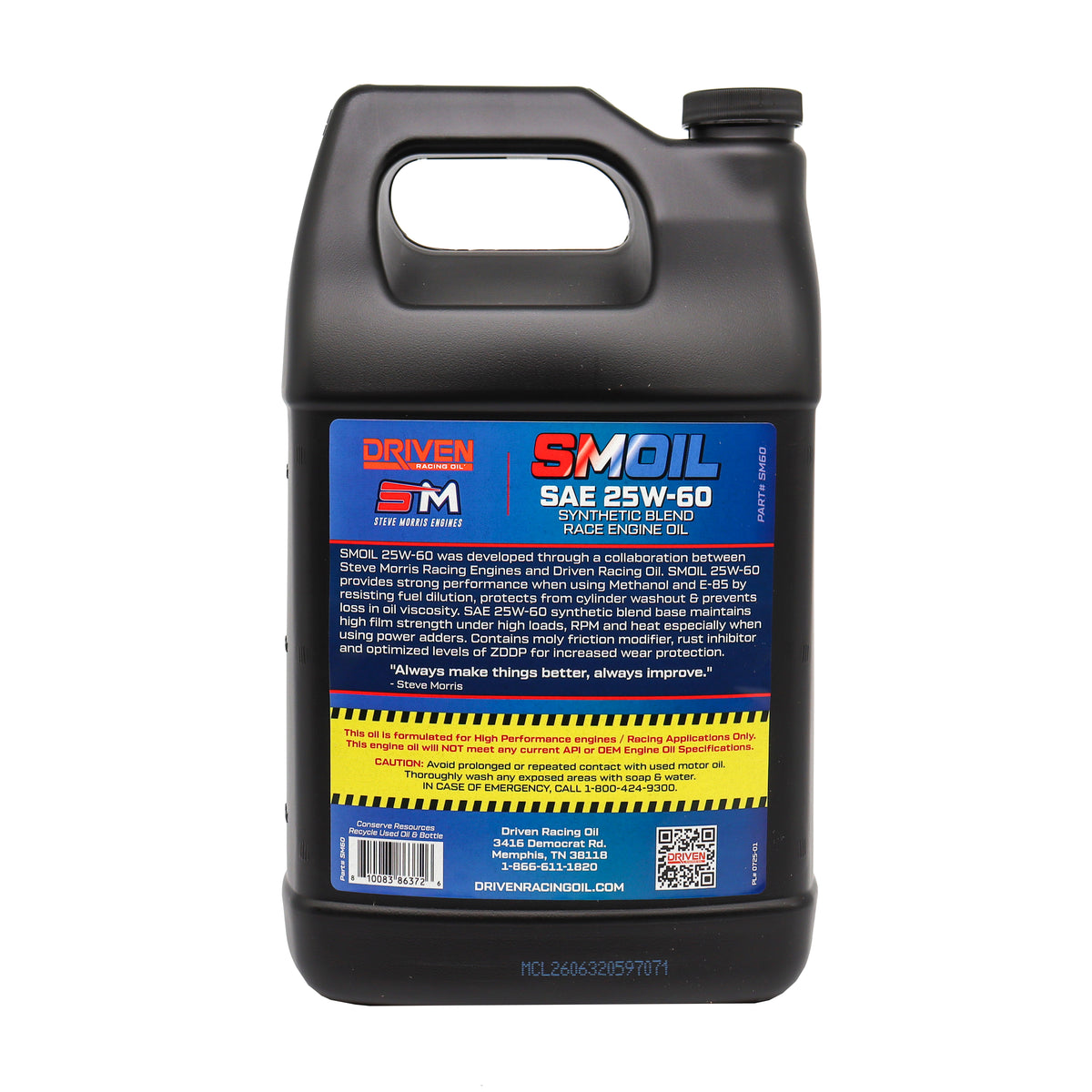 SMOIL SAE 25W-60  Synthetic Blend | Gallon