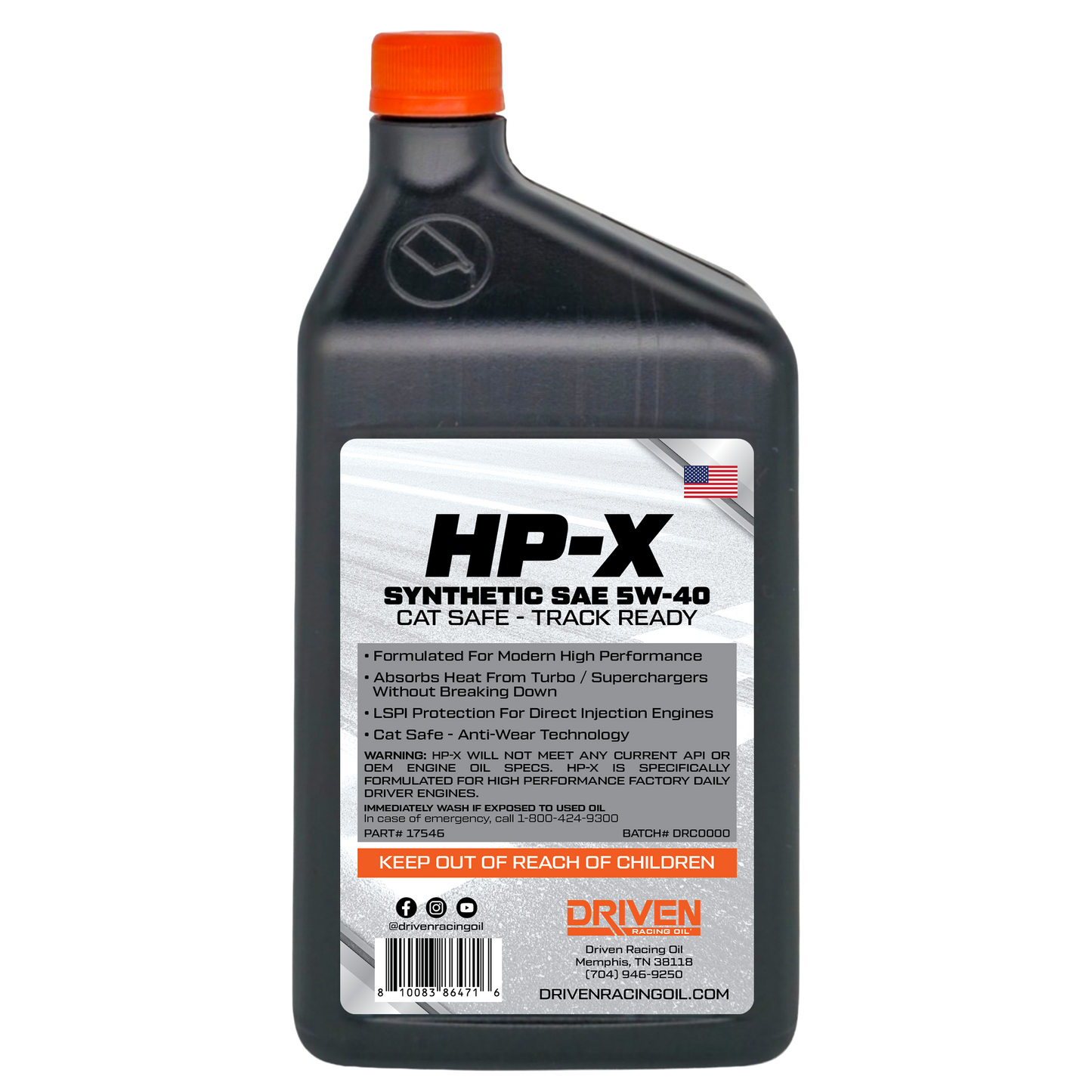HP-X SAE 5W-40 | High Performance Engine Oil