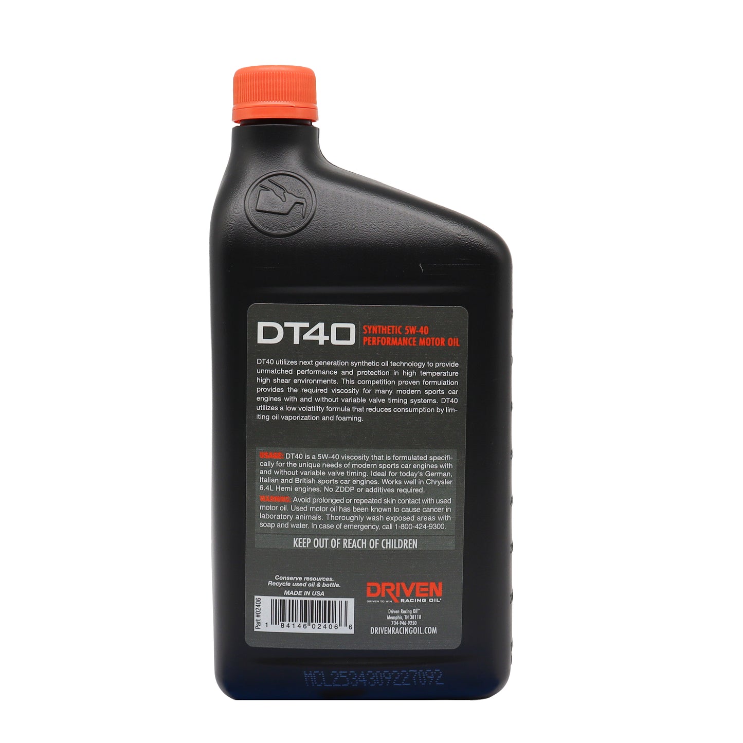 DT40 SAE 5W-40 | Quart