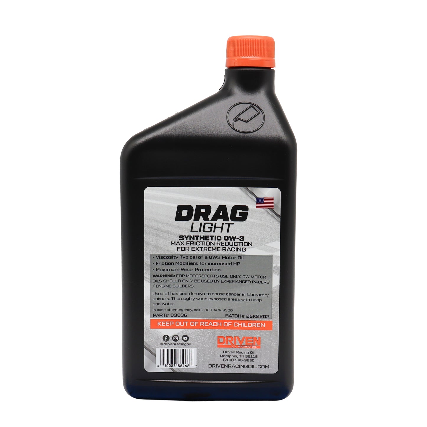 Drag Light 0W-3 | Quart