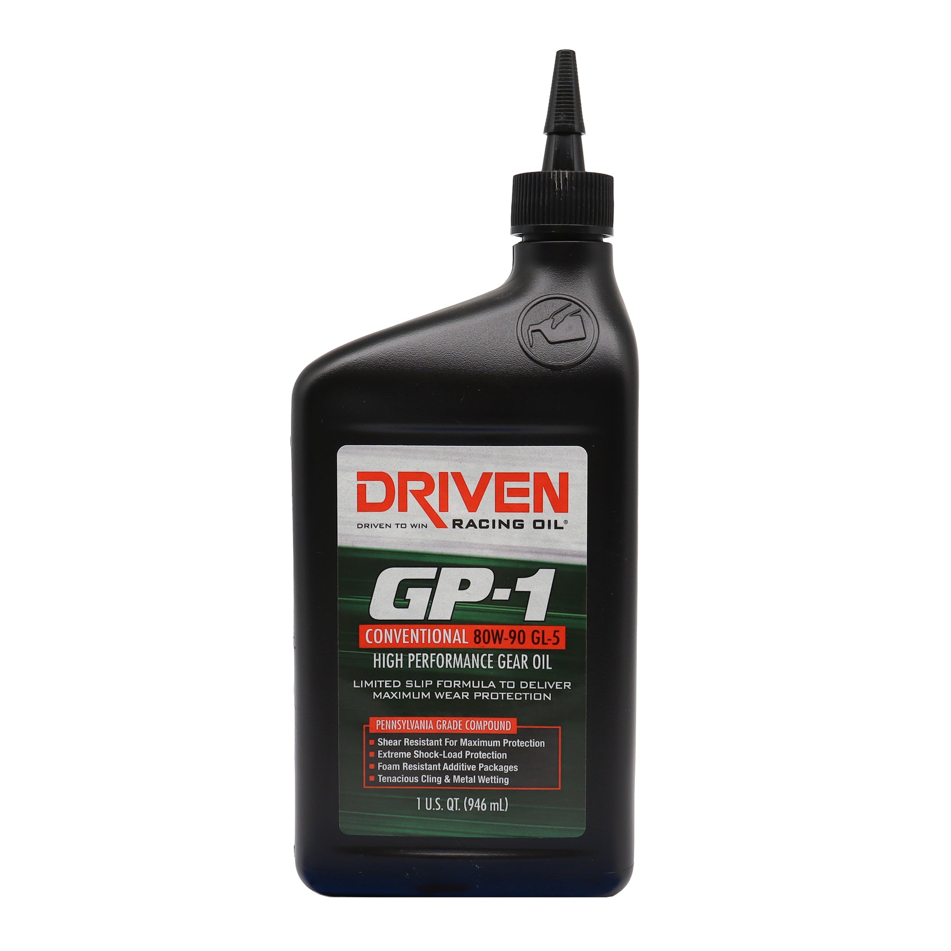 Driven Racing Oil 80W-90 Conventional GL-4 Gear Oil Quart